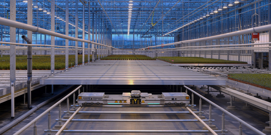 The 2D-Shuttle is a revolution in Greenhouse automation! Higher flexibility at lower investment costs.
